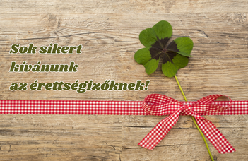 Sok sikert kívánunk az érettségizőknek!
