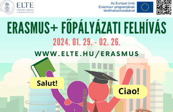 Elindult a 2024/2025-ös tanévre vonatkozó Erasmus+ program pályázati időszaka