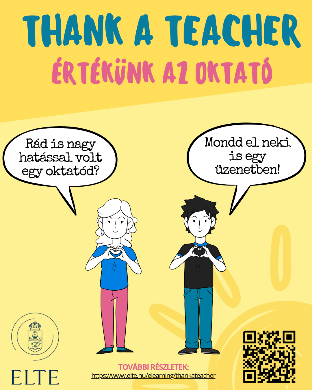 Thank a teacher - Értékünk az oktató plakát